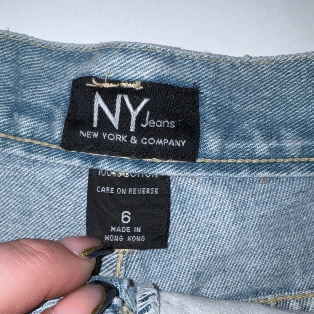 Vintage New York Jeans Light blue‎ Jean Shorts